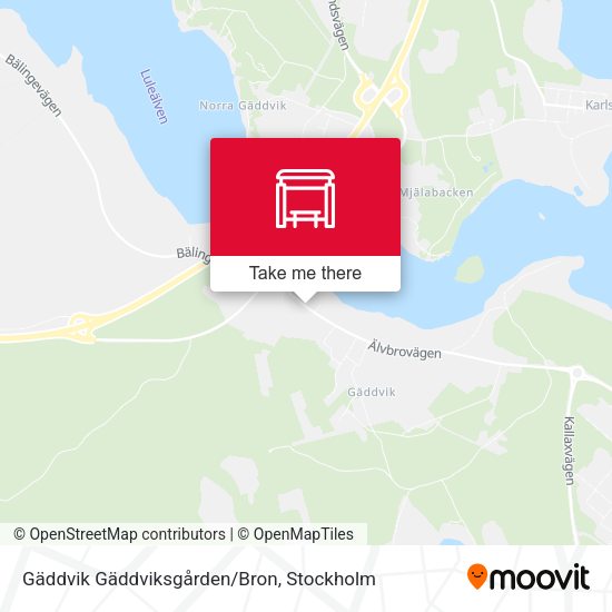Gäddvik Gäddviksgården/Bron map