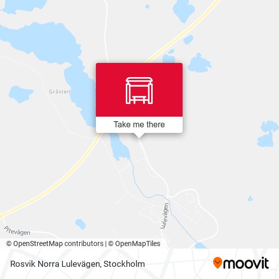 Rosvik Norra Lulevägen map