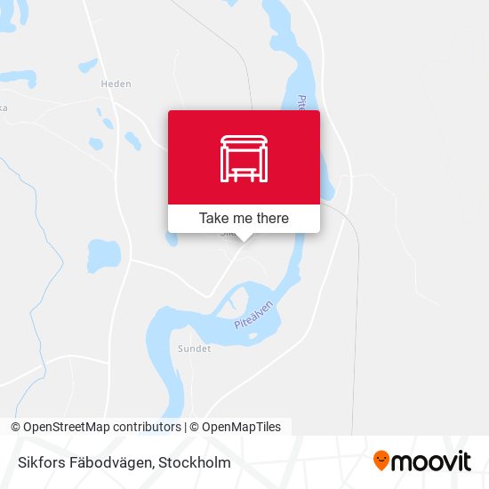 Sikfors Fäbodvägen map