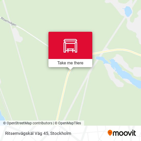 Ritsemvägskäl Väg 45 map