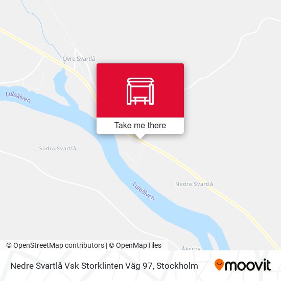 Nedre Svartlå Vsk Storklinten Väg 97 map