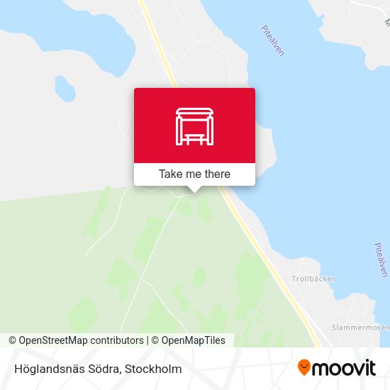 Höglandsnäs Södra map