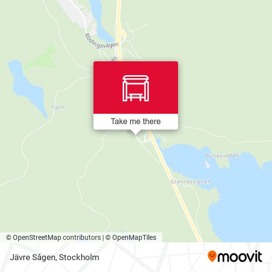Jävre Sågen map