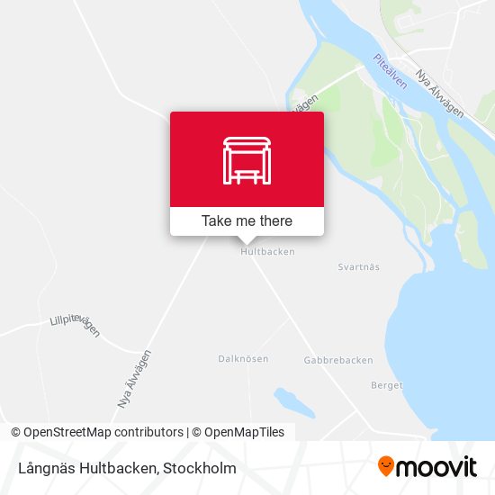 Långnäs Hultbacken map