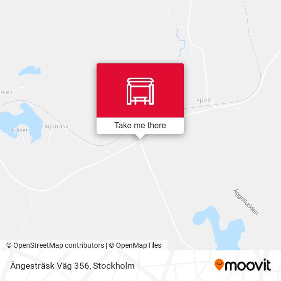 Ängesträsk Väg 356 map