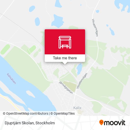 Djuptjärn Skolan map