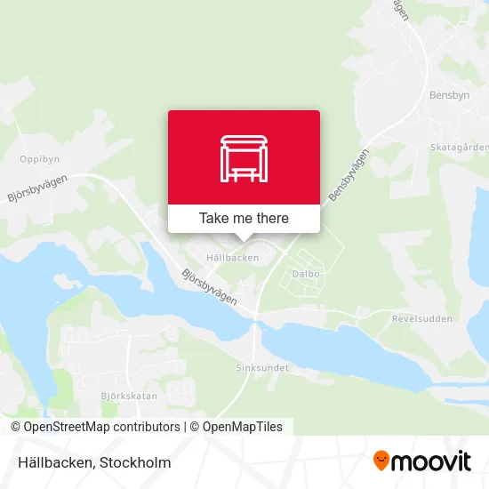 Hällbacken map