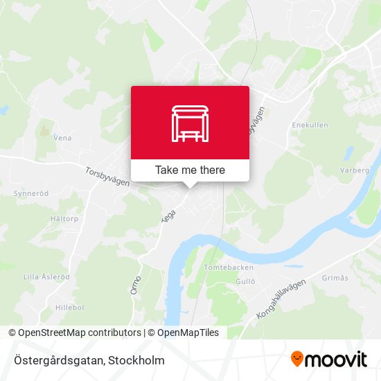 Östergårdsgatan map