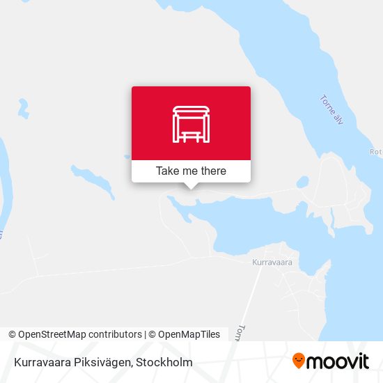 Kurravaara Piksivägen map