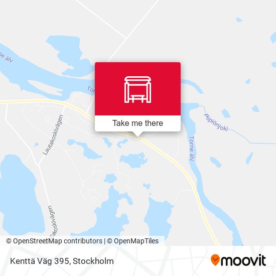 Kenttä Väg 395 map