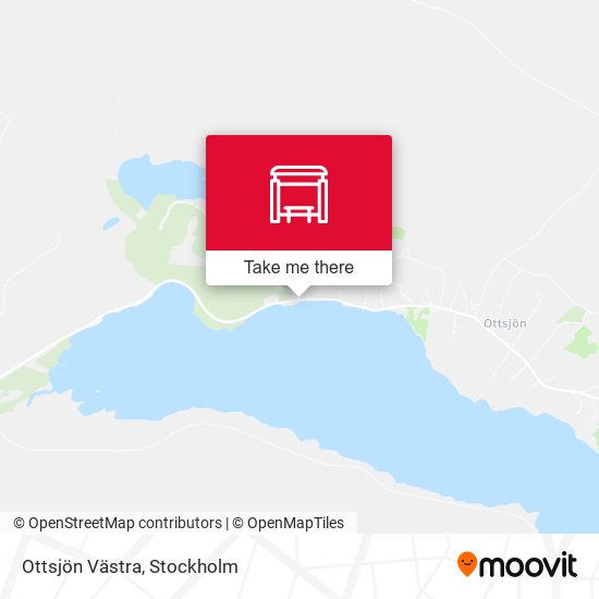 Ottsjön Västra map