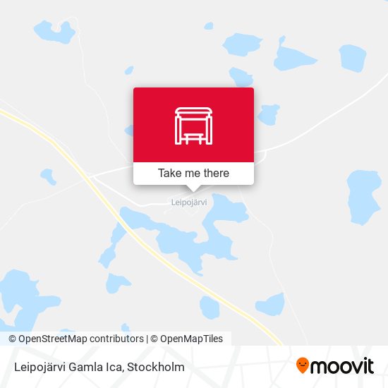 Leipojärvi Gamla Ica map