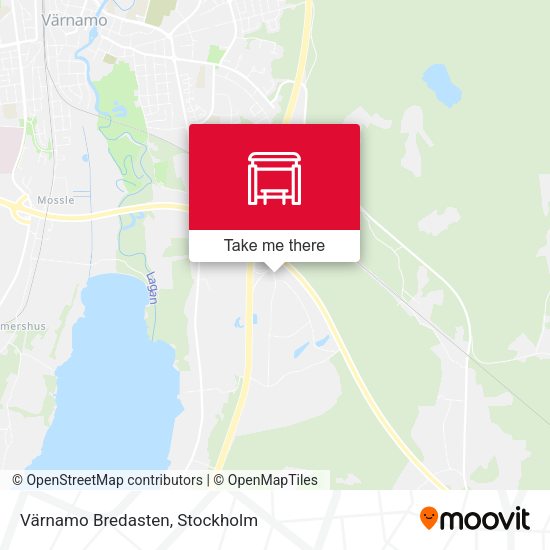 Värnamo Bredasten map