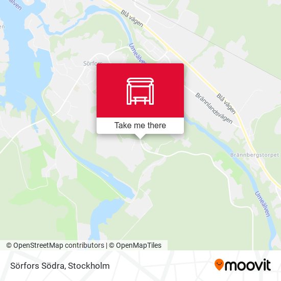 Sörfors Södra map