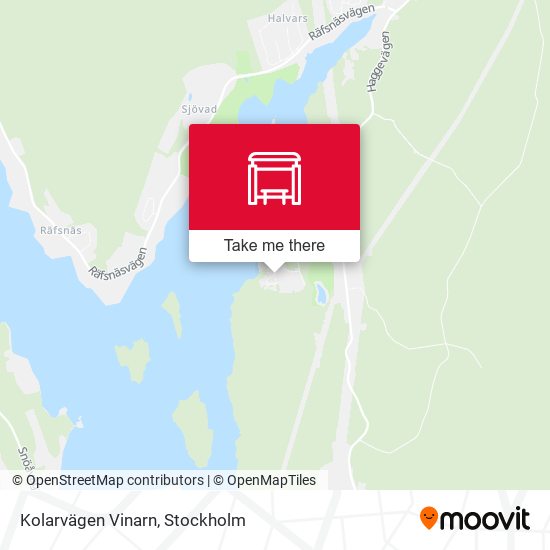 Kolarvägen Vinarn map