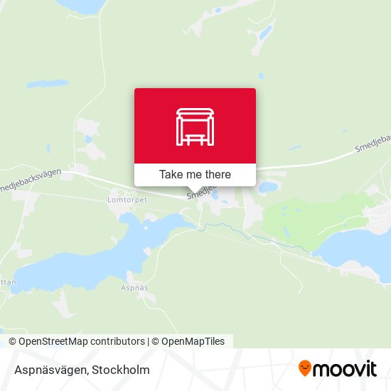 Aspnäsvägen map