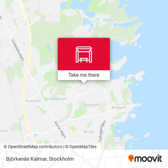 Björkenäs Kalmar map