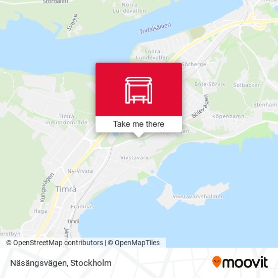 Näsängsvägen map