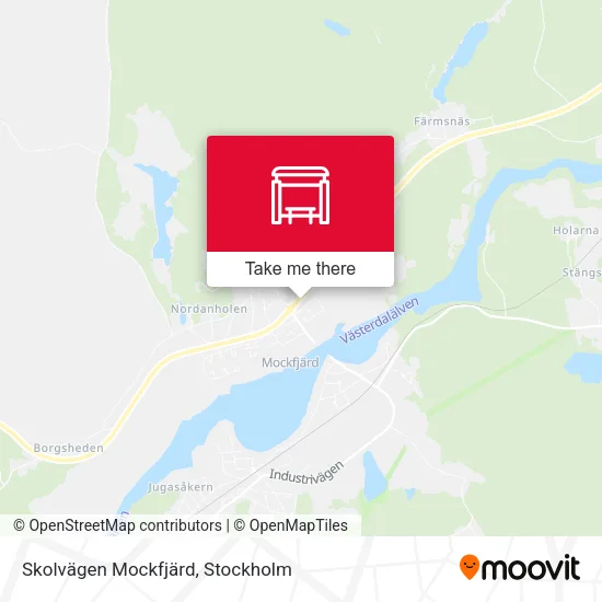Skolvägen Mockfjärd map