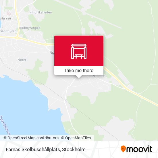 Färnäs Skolbusshållplats map
