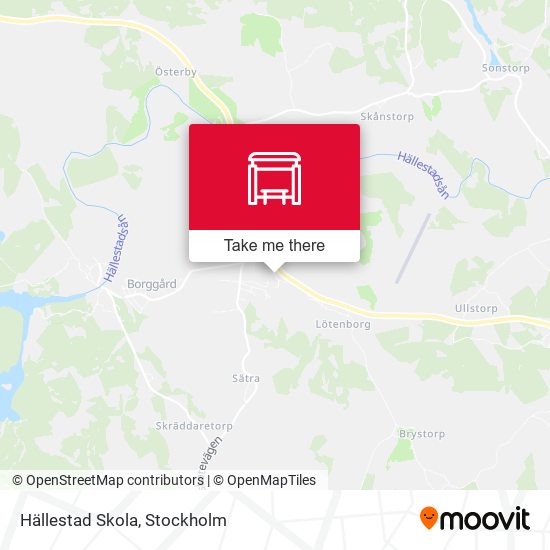 Hällestad Skola map