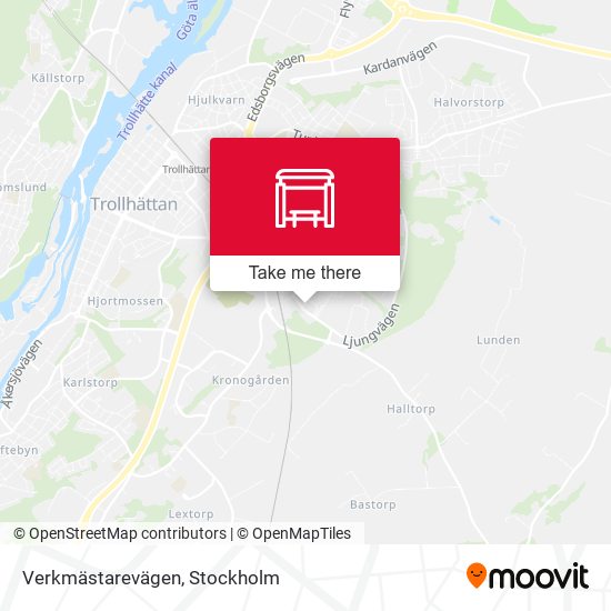 Verkmästarevägen map