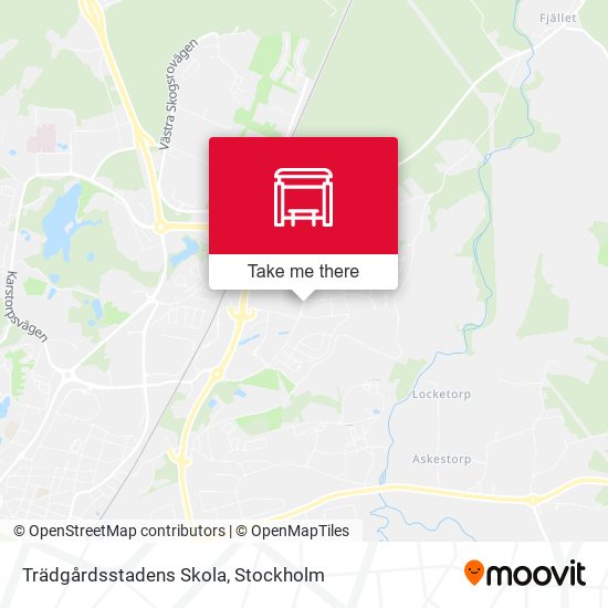 Trädgårdsstadens Skola map