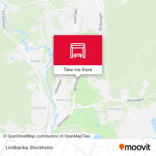 Lindbacka map