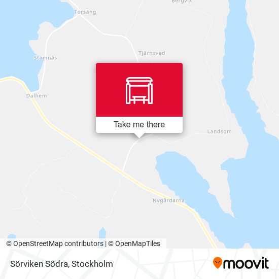 Sörviken Södra map