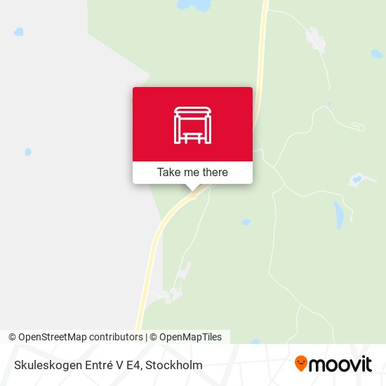 Skuleskogen Entré V E4 map