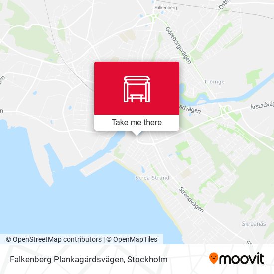 Falkenberg Plankagårdsvägen map