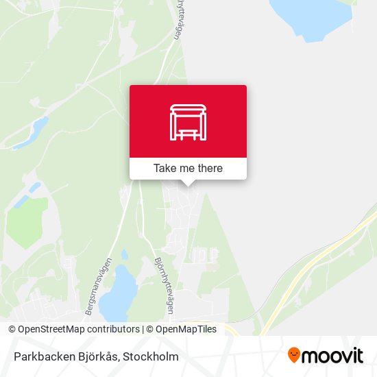 Parkbacken Björkås map