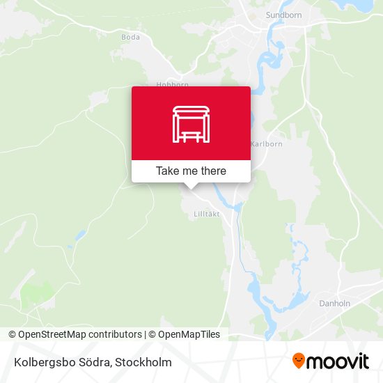 Kolbergsbo Södra map