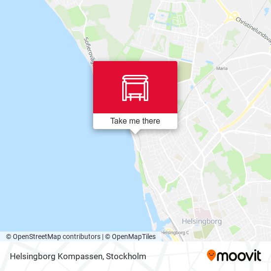 Helsingborg Kompassen map