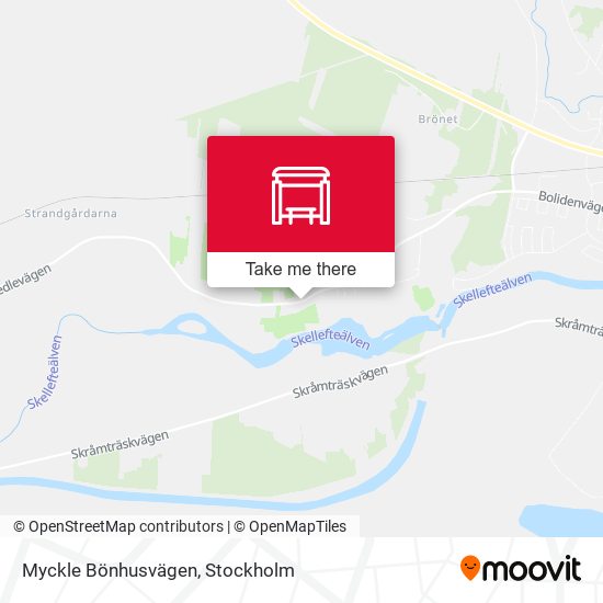 Myckle Bönhusvägen map