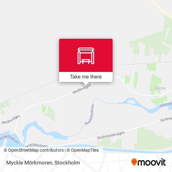 Myckle Mörkmoren map