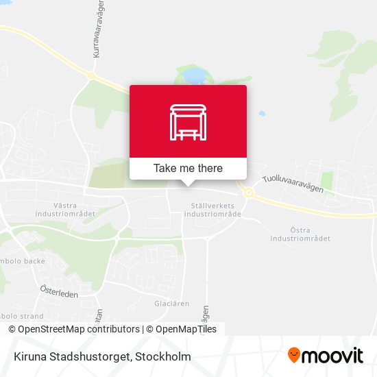 Kiruna Stadshustorget map