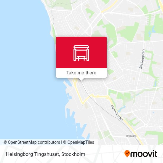 Helsingborg Tingshuset map