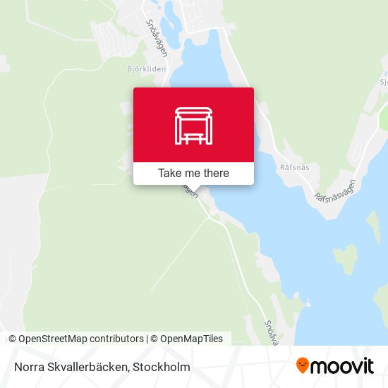 Norra Skvallerbäcken map