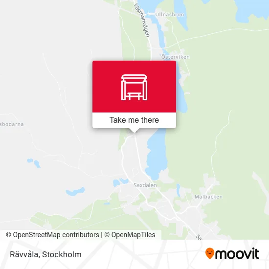 Rävvåla map