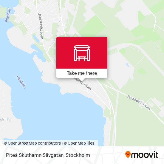 Piteå Skuthamn Sävgatan map