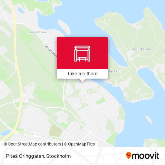 Piteå Öringgatan map