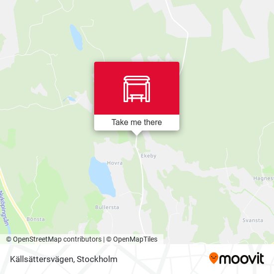 Källsättersvägen map