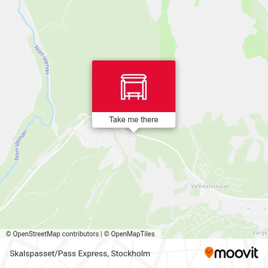 Skalspasset/Pass Express map
