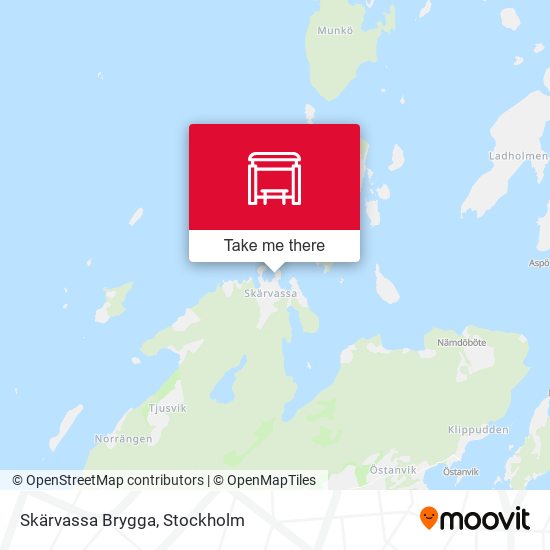 Skärvassa Brygga map