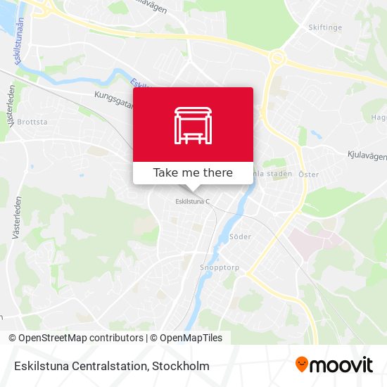 Eskilstuna Centralstation map