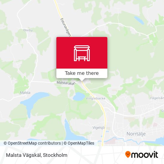 Malsta Vägskäl map