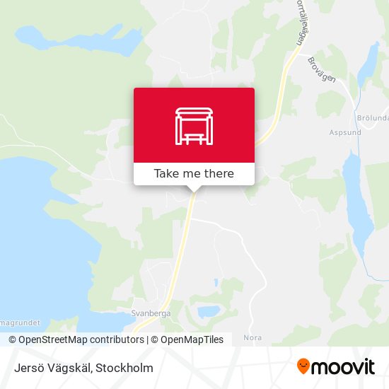 Jersö Vägskäl map