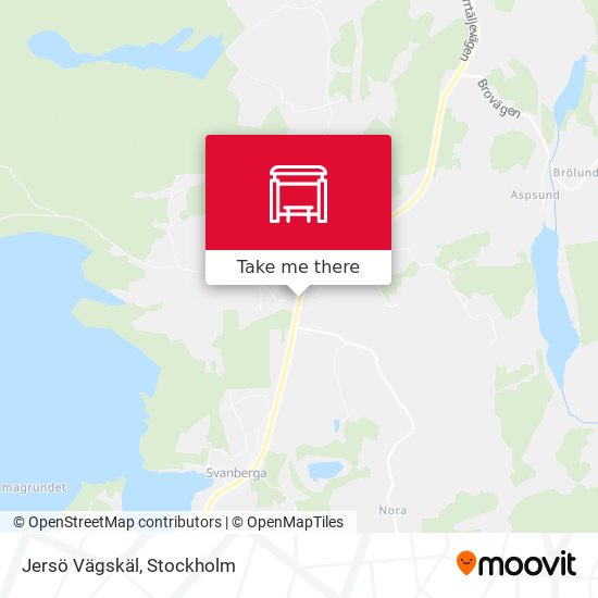 Jersö Vägskäl map