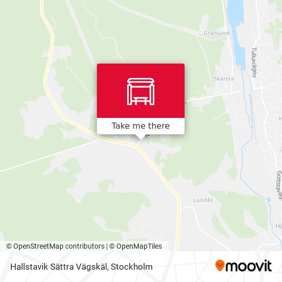 Hallstavik Sättra Vägskäl map